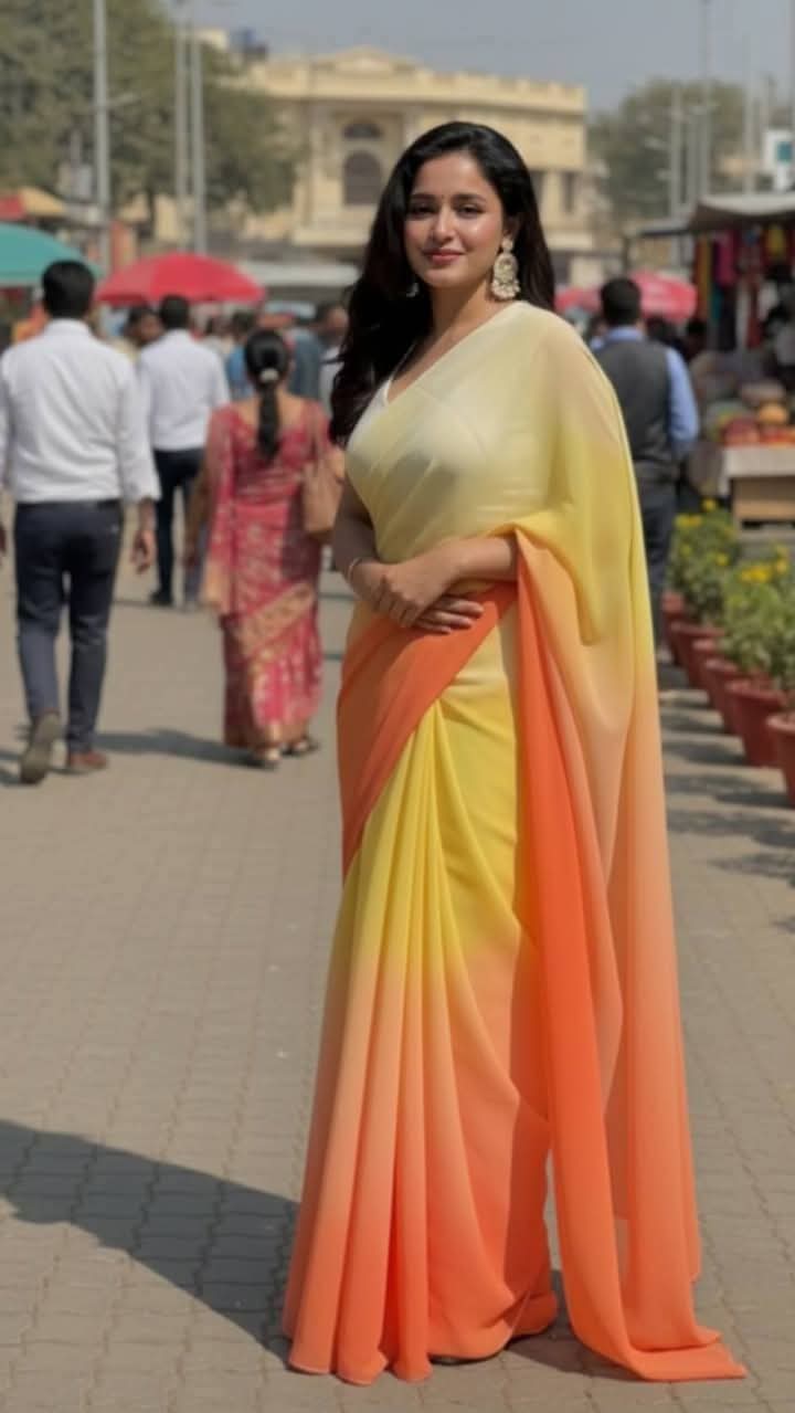 Rongdhonu Georgette sharee