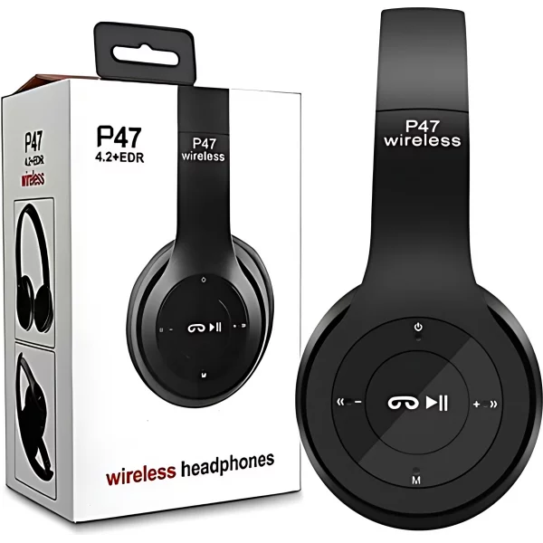 BDStall P47 Wireless Headphone with FM Radio